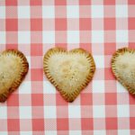Heart Shaped Boozy Blueberry Lemon  Hand Pies
